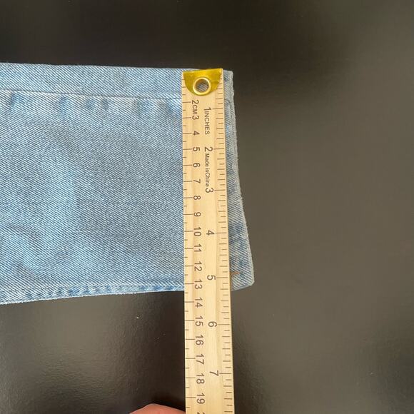 Forever 21 Jeans Men Size 32 Mid Rise Narrow Hip Slim Leg Light Denim - Picture 11 of 13